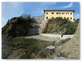 Vista dalla spiaggetta della Cianciafera.