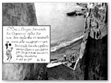 1932 - La caratteristica scalinata 'Capei' 87 scalini ricavati in parte nella roccia