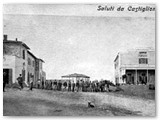 1900 - A sx la 'Casa Rossa', al centro 'La Cuccetta' di R.Fucini