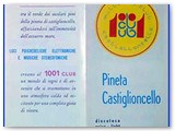 Pubblicit della discoteca 1001 Club (Arch. Meini)