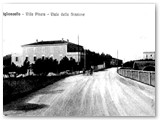 1920 - L'hotel Pineta e il palazzo Ginori dall'Aurelia 