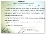 1910 - Richiesta di cassetta postale a Caletta.