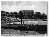Baia di Crepatura all'inizio anni '50. Al centro villa Tirrena allora di propriet Solvay.