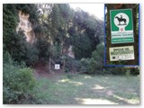 Tiro a segno e sagnalazione dell'ippovia del Mediterraneo che attraversa il parco