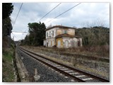 Ferrovia Vada-Collesalvetti: la ex stazione di Castellina abbandonata dopo l'alluvione del 1872