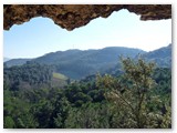 Panorama sui Poggetti dalla Grotta della Volpe