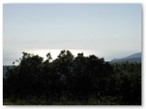 Dall'alto della collina di Pian dei Lupi bella vista verso il mare con a destra il castel Sonnino ed il Romito 