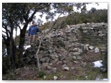Monte Carvoli: seconda cinta muraria 
