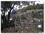 Monte Carvoli: seconda cinta muraria.