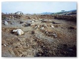 Quello che resta degli scavi del 2001-3