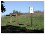 Uno dei tanti attrezzi ginnici presenti sul 'percorso salute' nel Parco dei Poggetti.