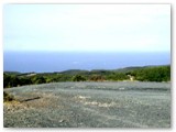 Dai 300 m. del belvedere verso mare si domina un panorama stupendo verso la costa e la Gorgona se non c'� foschia come in questo caso