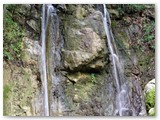 La cascata di Capelvenere sul Botro Grande.