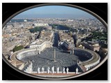 Il Colonnato del Bernini in Piazza S.Pietro, opera di Gian Lorenzo.