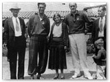 1932 - Olimpiadi di Los Angeles. Roberto Vestrini ospite di italo-americani (Foto F. V.)