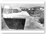 1950 - Il Fosso Cotone in fase di copertura nel tratto verso lo Scoglietto