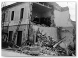 2 Ottobre 1935 - Effetti dellalluvione del Botro Cotone a Rosignano S. per il sottodimensionamento delle luci di transito dei fossi