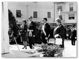 La cerimonia in piazza Carducci a Rosignano M.mo