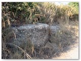 Rosignano M. - Il bunker si trova sulla strada dietro la casa Nocchi, in località la Croce. (Arch.L.Luperini) 
