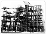1964 - Impianto Clorometani all'avvio nel 1964. Produce tuttora cloruro di metilene e cloroformio da cloro dell'elettrolisi e metano della rete nazionale