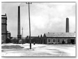 1940 - Piazzale ed officine dopo il bombardamento francese