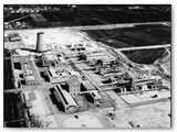 1960 - Nuove Fabbricazioni. A sinistra in alto case del Mondiglio ed il quartiere delle Pescine