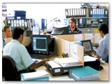 Anni '90 - Postazioni informatizzate nella nuova Sala Disegni