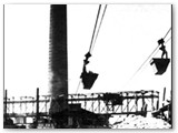 1924 - Arrivo allo stoccaggio del calcare
