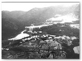 1940 - Panorama del villaggio Solvay e delle cave