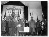 1950 - Consegna della bandiera alla sezione A.N.C.R. di Rosignano Solvay