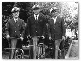 Anni 70 - Componenti del complesso bandistico da sx Ureni, Ferrini e Turchi.