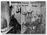 1923 - Salatura dei prosciutti e stagionatura