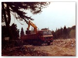 Anni '90 - Demolizione del villaggio Aniene da parte della ditta Co.ge.mar.- Arch. G. Luppichini.