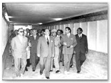 1956 - Marianelli, il Prefetto, il Sindaco Marchi e l'ing. Michetti
