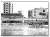1963 - A sinistra il parco della villa Scaglietti