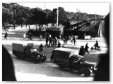 1953 - La 'Celere' in piazza della Repubblica durante le manifestazioni di protesta contro la nuova legge elettorale.