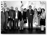 Gruppo maestri elementari Solvay: Amantea, Giovanni Salvestrini, Renzo Cassigoli, Neri, Vittoria Salvestrini, prof. Benincasa, Alessandra Capriotti, Angela Chionsini. (arch. Cassigoli)