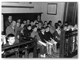 1957 - La classe del maestro Giovanni Salvestrini assiste al Consiglio Comunale.