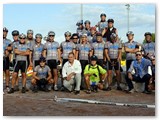 La squadra degli associati al Bike Trial Avis.