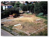 1975 - La tracciatura della base (Arch. M.Specos)