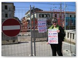 La protesta di Rosignano Democratica nel 2011