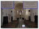 L'interno della chiesa, una delle pi belle e meglio fornite della Diocesi. 