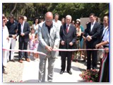 Il sindaco A. Nenci all'inaugurazione