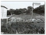 1914 - A destra il 'museino' sul punto pi elevato del promontorio, chiuso nel 1972 e riaperto nel 2011.