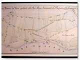 1828 - Mappa della Tenuta di Vada fra la ferrovia ed il mare.