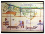 Mappa relativa alla bonifica di Vada ed al prosciugamento degli stagnoli.