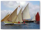 Barche partecipanti alla Xa edizione del circuito Mediterraneo Vela Latina