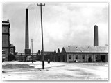 1940 - Piazzale ed officine dopo il bombardamento francese