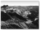 1938 - Estrazione del calcare dalle cave a cielo aperto.