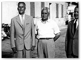 1956 - Sardi Libero è Presidente e Lupi Aldo Vice. Nella foto: Morelli, Sardi e Lami